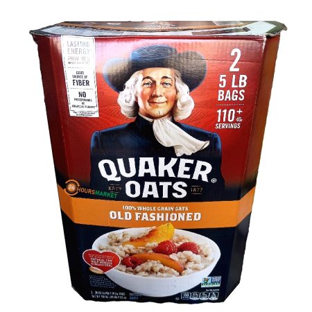 QUAKER OATS 100% WHOLE GRAIN ROLLED OATS 4.52kg