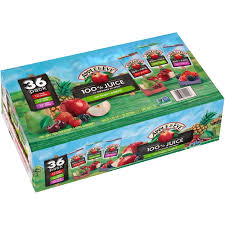 APPLE AND EVE 100% JUICE  36 PACK 7.2L