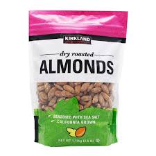 KIRKLAND ROASTED ALMONDS WITH SEA SALT 1.13kg