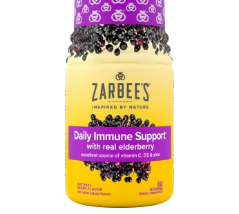 ZAEBEE’S NATURAL BLACK ELDERBERRY WITH VITAMINS C,D,&ZINC