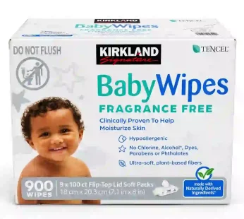 Kirkland Signature Baby Wipes – 900
