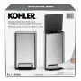 KOHLER Stainless Steel Step Trash Cans – 6L / 1.6 Gallon