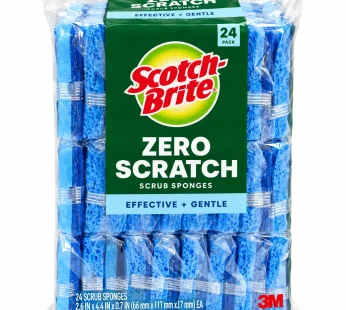 Scotch-Brite Zero Scratch Scrub Sponges – 24 Pack